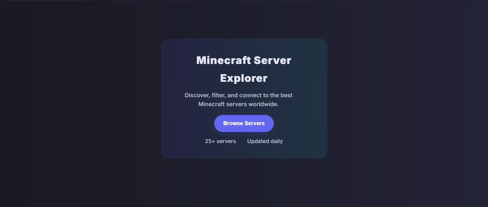 Mc Explorer